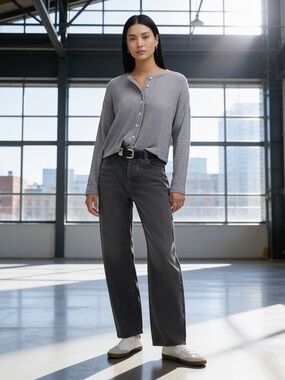 Madewell -The Darted Barrel Jean